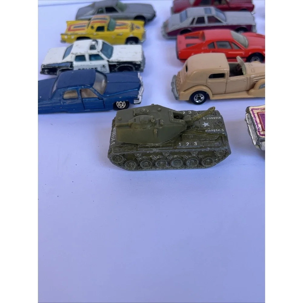 VTG Hot Wheels Super Rally Case 14 Cars Mixed Set Blackwalls Hot Wheels Matchbox